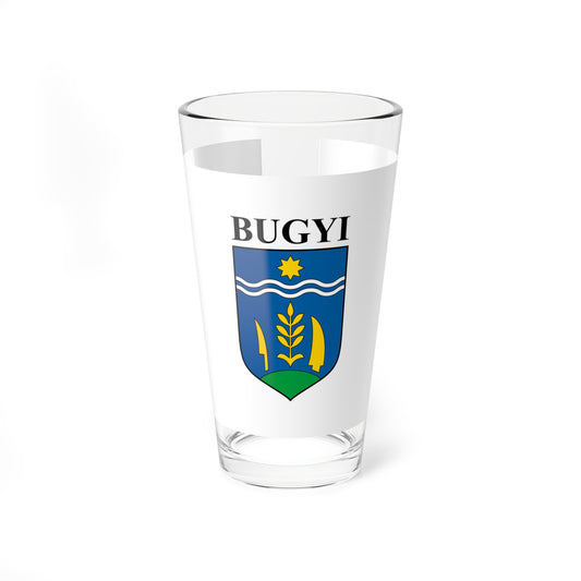 Flag of Bugyi (Hungary) Pint Glass 16oz