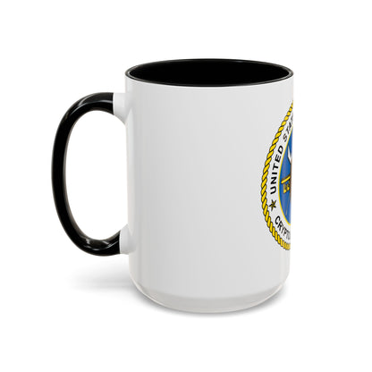USCG Cryptologic Group (U.S. Coast Guard) Accent Coffee Mug