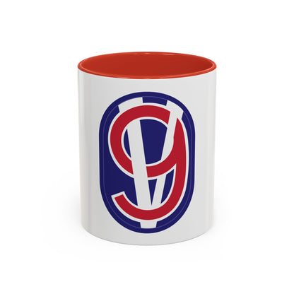 95th Infantry Division (U.S. Army) Accent Coffee Mug