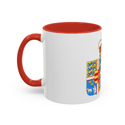 Coat of arms of Princess Marie of Denmark - Accent Coffee Mug