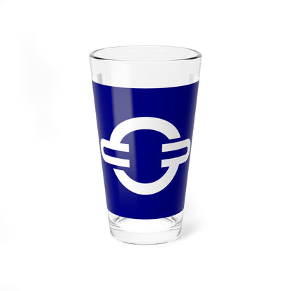 Flag of Tone Ibaraki (Japan) Pint Glass 16oz