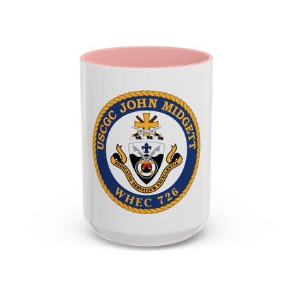 USCGC John Midgett WHEC 726 (U.S. Coast Guard) Accent Coffee Mug