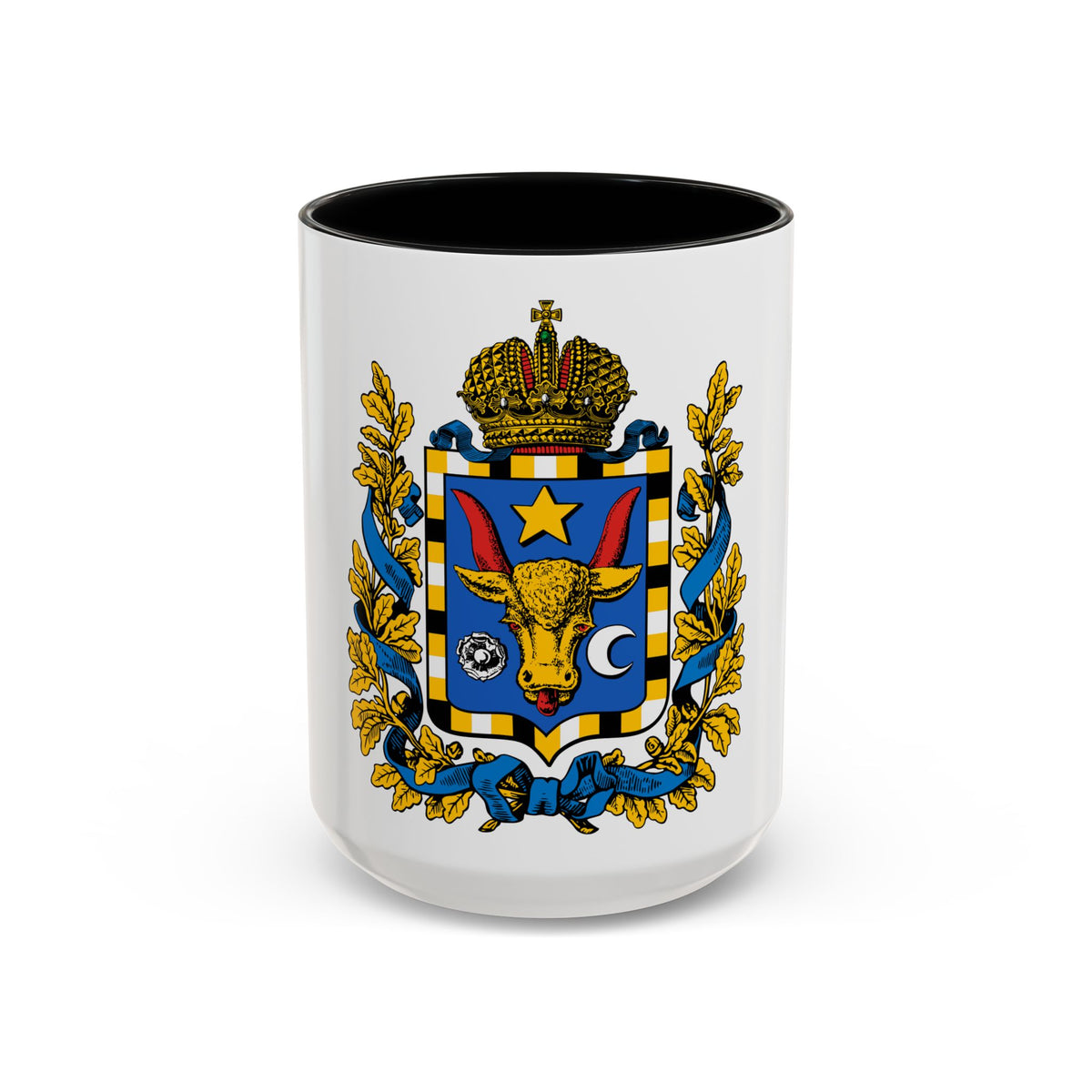 Coat of arms of Bessarabia Governorate 1878 - Accent Coffee Mug