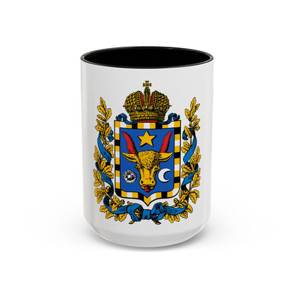Coat of arms of Bessarabia Governorate 1878 - Accent Coffee Mug