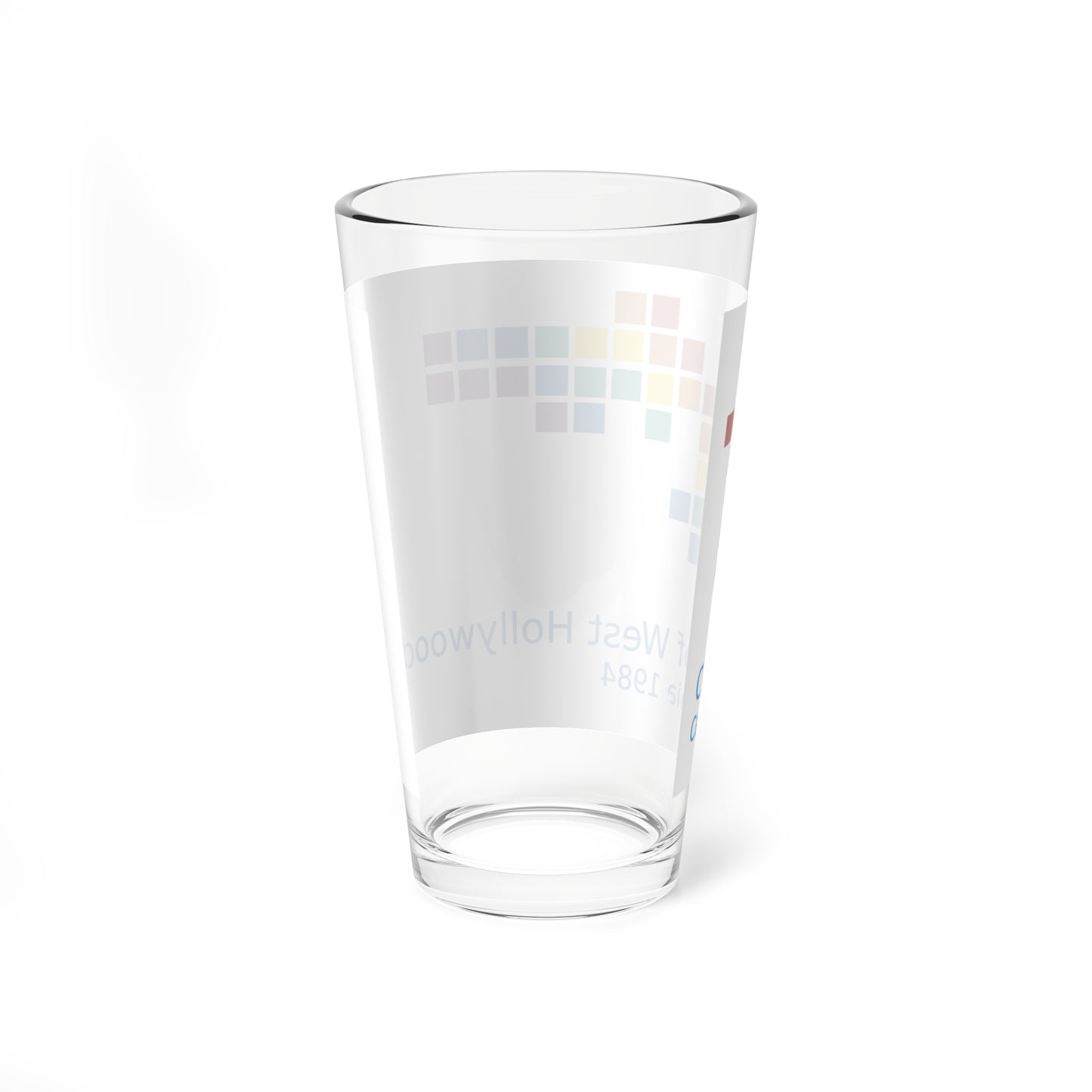Flag of West Hollywood California (United States) Pint Glass 16oz