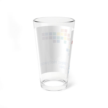 Flag of West Hollywood California (United States) Pint Glass 16oz