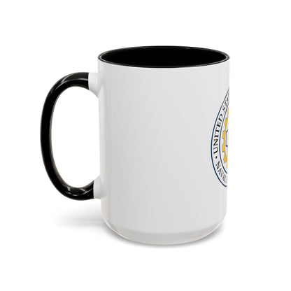 USCG Naval Engineering (U.S. Coast Guard) Accent Coffee Mug
