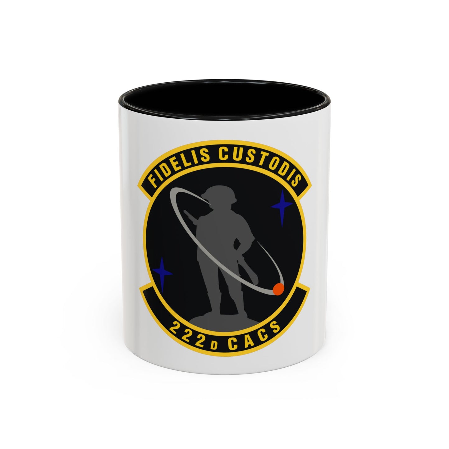 222d Command & Control Squadron (U.S. Air Force) Accent Coffee Mug