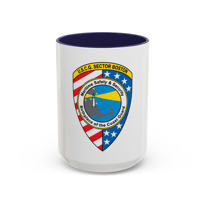 USCG Sector Boston (U.S. Coast Guard) Accent Coffee Mug