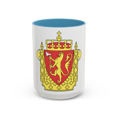 Coat of arms of the Norwegian Police Service - Accent Coffee Mug