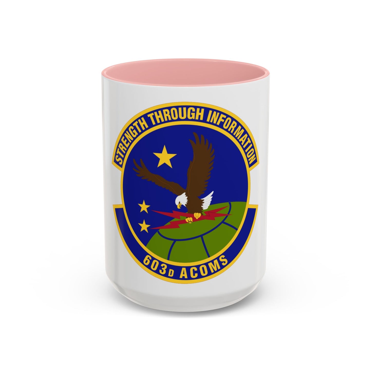 603d Air Communications Squadron (U.S. Air Force) Accent Coffee Mug