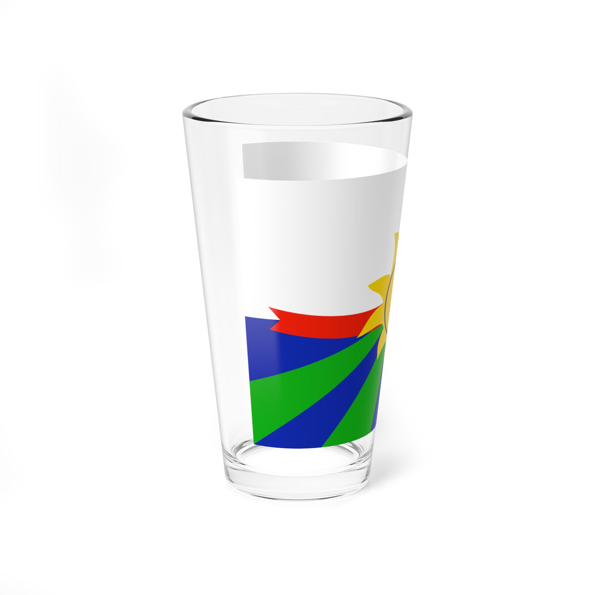Bandera del Municipio Esteller (Venezuela) Pint Glass 16oz