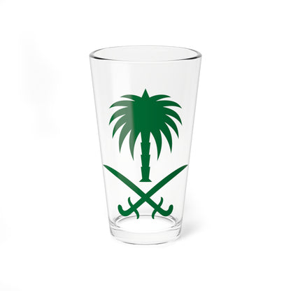 Emblem of Saudi Arabia 2 (Saudi Arabia) (Coat of Arms) Pint Glass 16oz