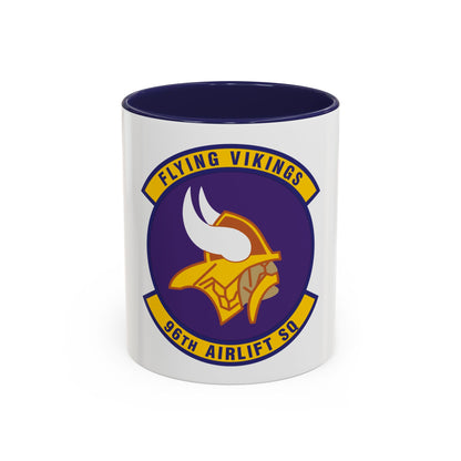 96th Airlift Squadron (U.S. Air Force) Accent Coffee Mug