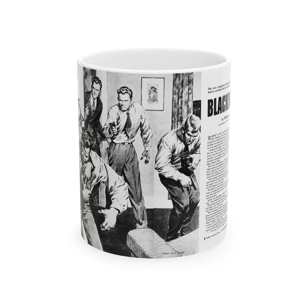 Blackmall (1), Real magazine, January 1953 - White Coffee Mug-11oz-Go Mug Yourself