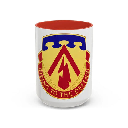 138th Air Defense Artillery Regiment (U.S. Army) Accent Coffee Mug 15oz Red - Go Mug Yourself