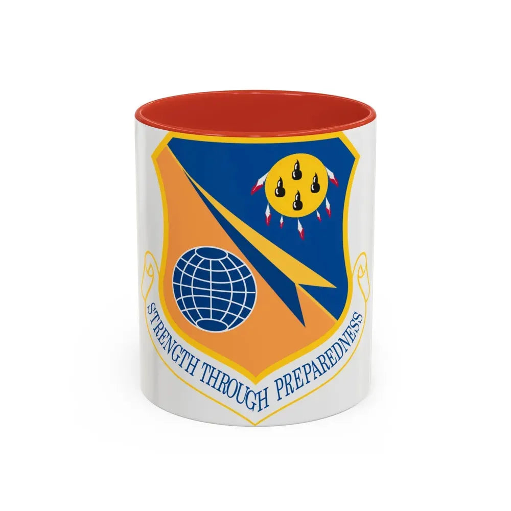138th Fighter Wing (U.S. Air Force) Accent Coffee Mug 11oz Red - Go Mug Yourself
