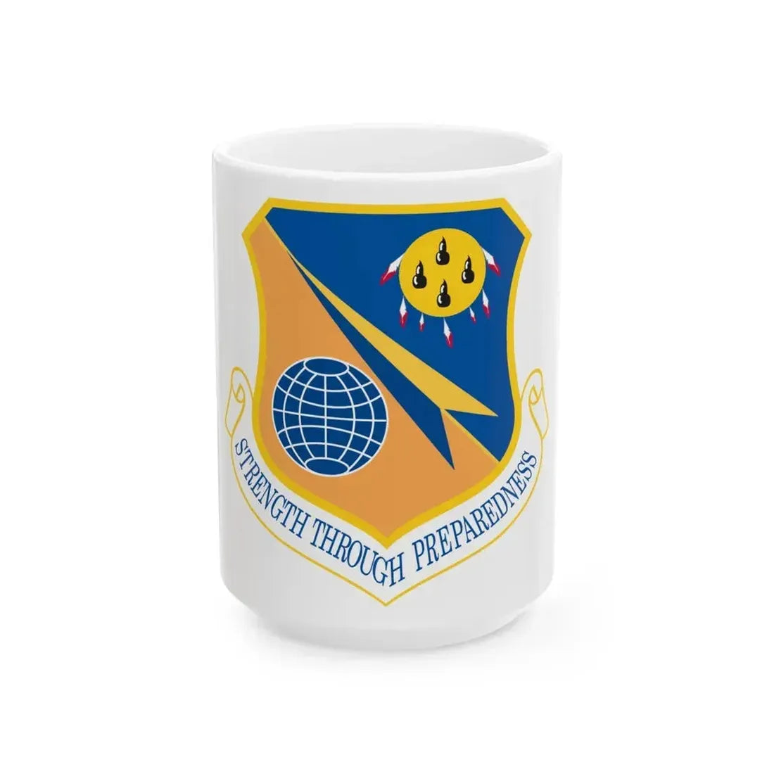 138th Fighter Wing (U.S. Air Force) White Coffee Mug 15oz - Go Mug Yourself