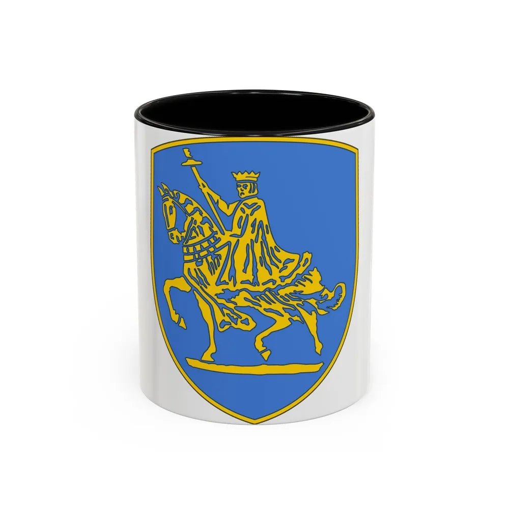 138th Infantry Regiment (U.S. Army) Accent Coffee Mug-11oz-Black-Go Mug Yourself