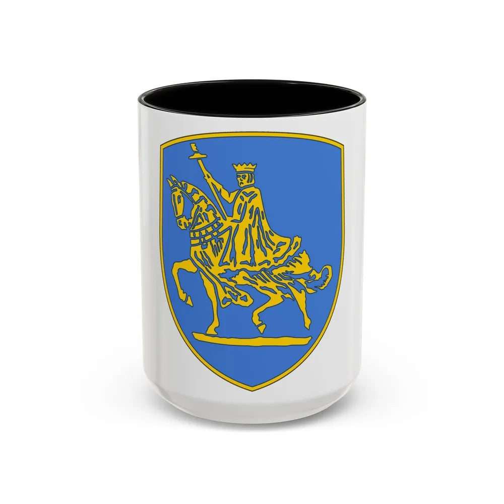 138th Infantry Regiment (U.S. Army) Accent Coffee Mug-15oz-Black-Go Mug Yourself