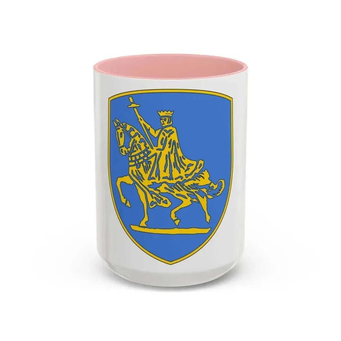 138th Infantry Regiment (U.S. Army) Accent Coffee Mug 15oz Pink - Go Mug Yourself