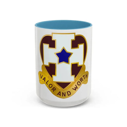 139 Medical Brigade 2 (U.S. Army) Accent Coffee Mug 15oz Light Blue - Go Mug Yourself