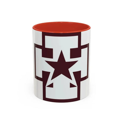 139 Medical Brigade (U.S. Army) Accent Coffee Mug 11oz Red - Go Mug Yourself