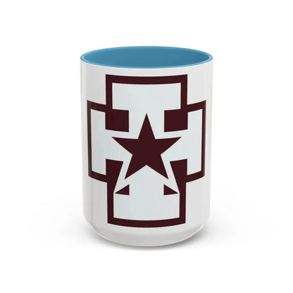 139 Medical Brigade (U.S. Army) Accent Coffee Mug 15oz Light Blue - Go Mug Yourself