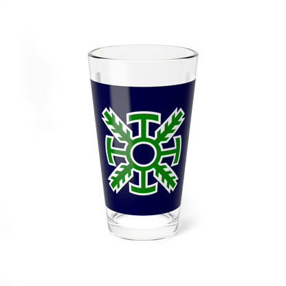 Flag of Todohokke Hokkaido 1976-2004 (Japan) Pint Glass 16oz