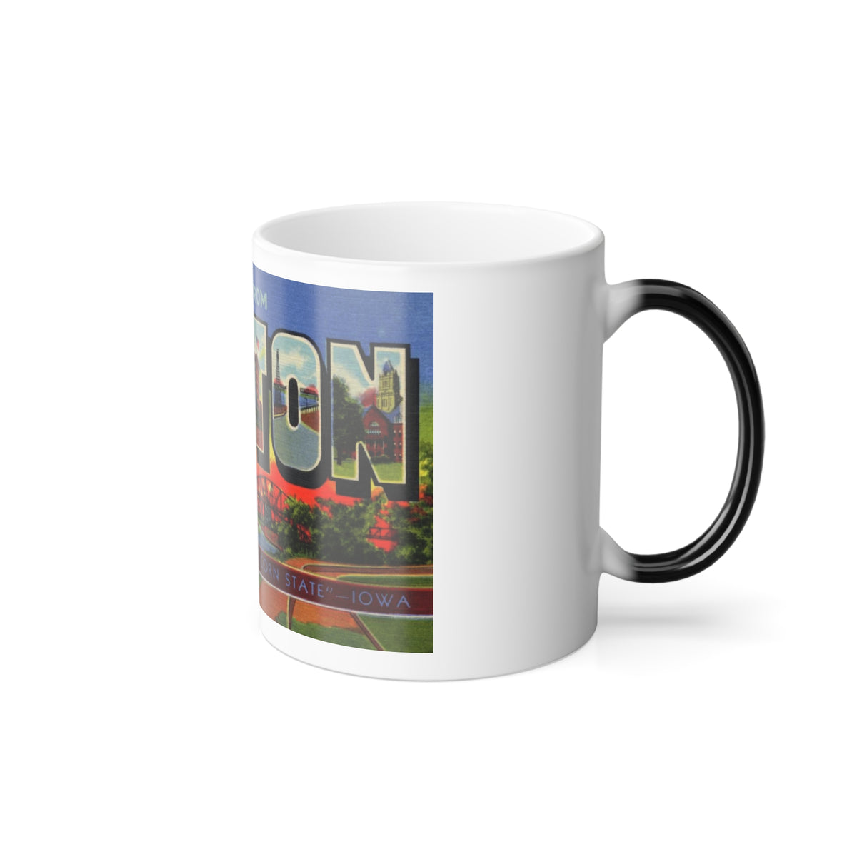 Greetings from Clinton (Greeting Postcards) Color Changing Mug 11oz