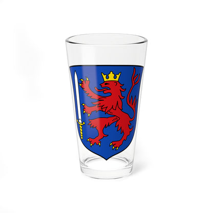 DEU Alsfeld klein COA (Germany) (Coat of Arms) Pint Glass 16oz