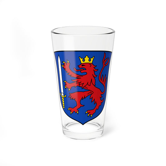 DEU Alsfeld klein COA (Germany) (Coat of Arms) Pint Glass 16oz