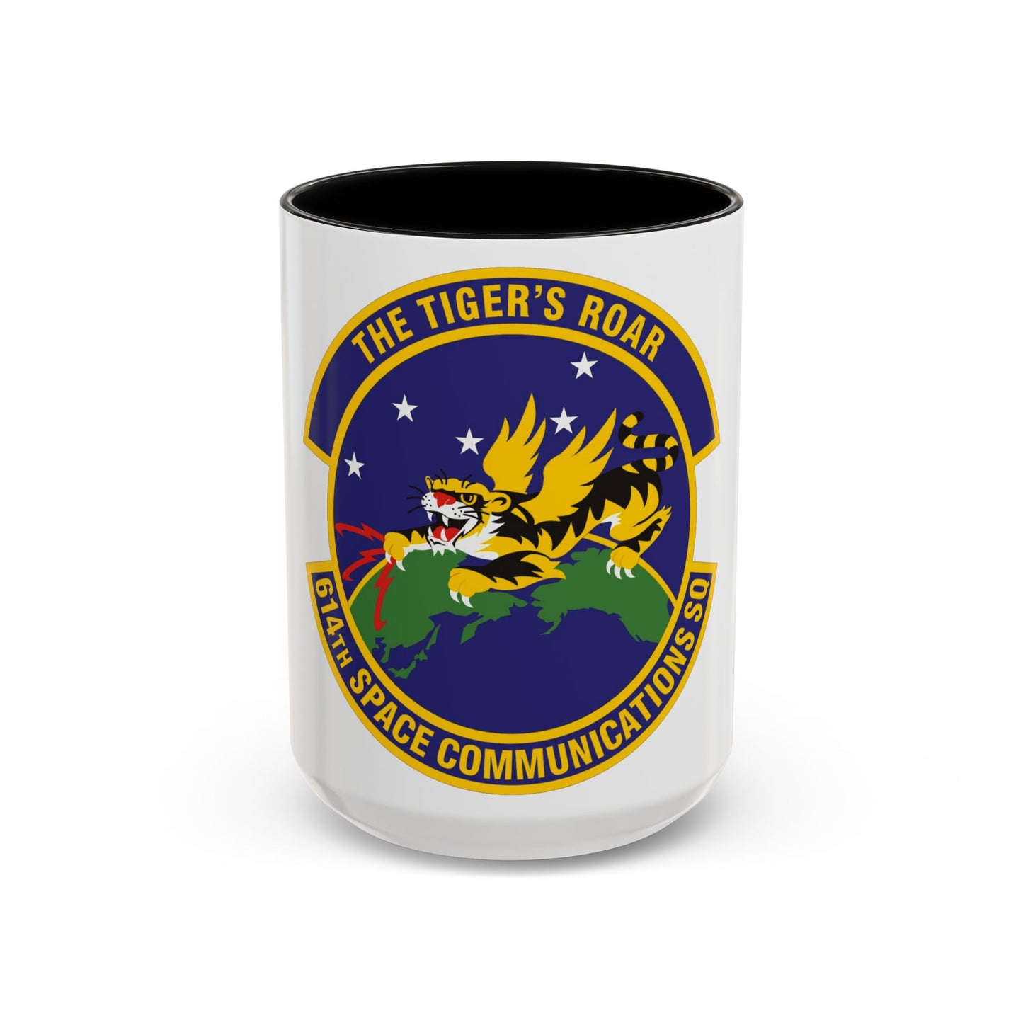 614th Space Communications Squadron (U.S. Air Force) Accent Coffee Mug