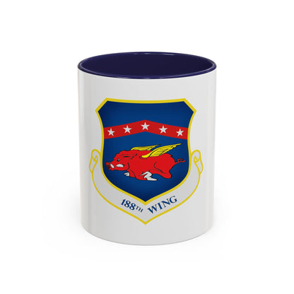 188th Wing (U.S. Air Force) Accent Coffee Mug