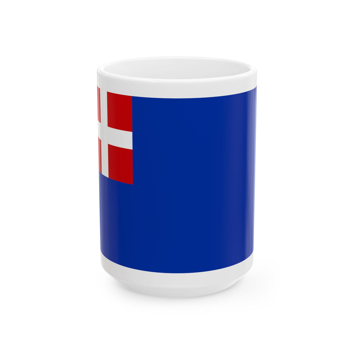 War Ensign of the Kingdom of Sardinia 1785-1802 (Italy) White Coffee Mug