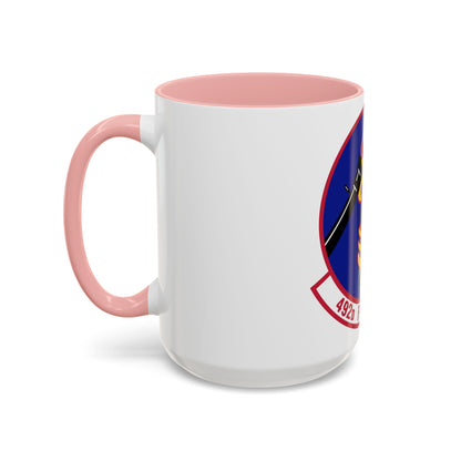 492d Fighter Squadron (U.S. Air Force) Accent Coffee Mug