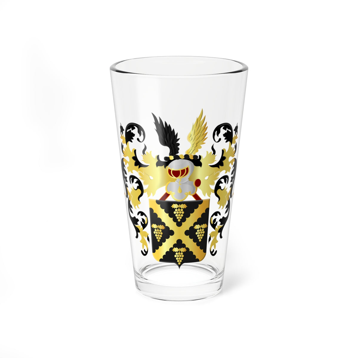 Wijnegem wapen2 (Belgium) (Coat of Arms) Pint Glass 16oz
