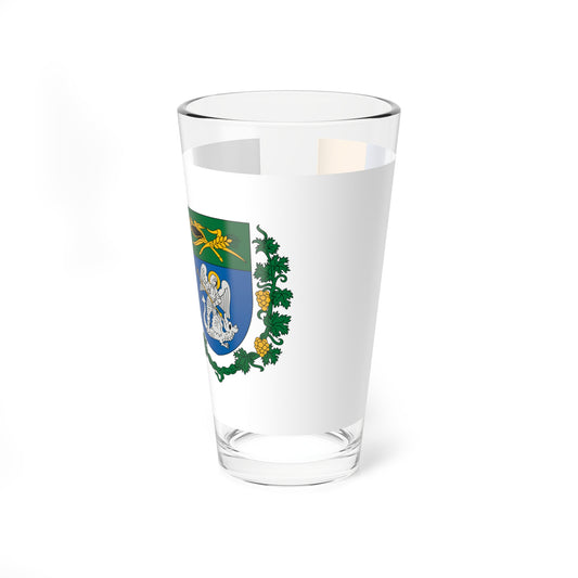 Flag of Sersekszolos (Hungary) Pint Glass 16oz