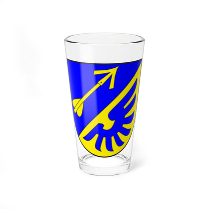 Luzein wappen (Switzerland) (Coat of Arms) Pint Glass 16oz