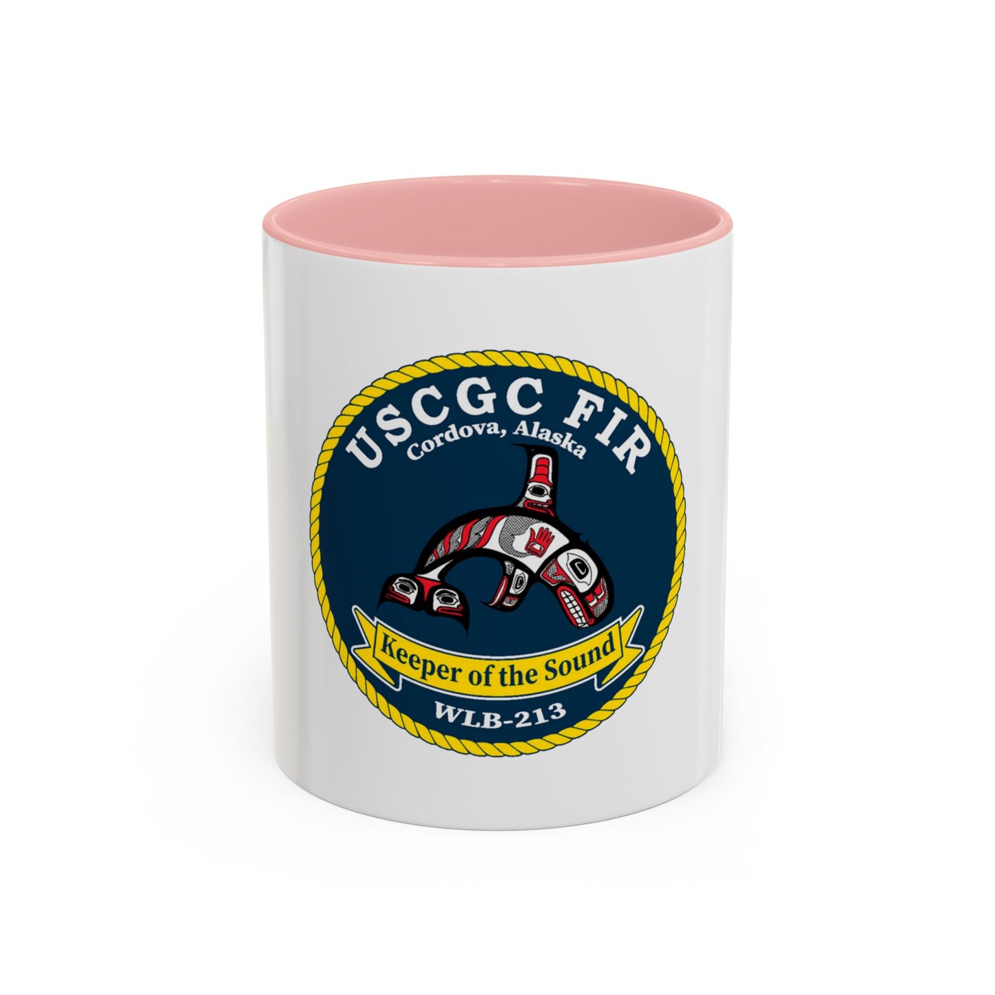 USCG FIR WLB 213 (U.S. Coast Guard) Accent Coffee Mug