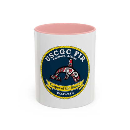 USCG FIR WLB 213 (U.S. Coast Guard) Accent Coffee Mug