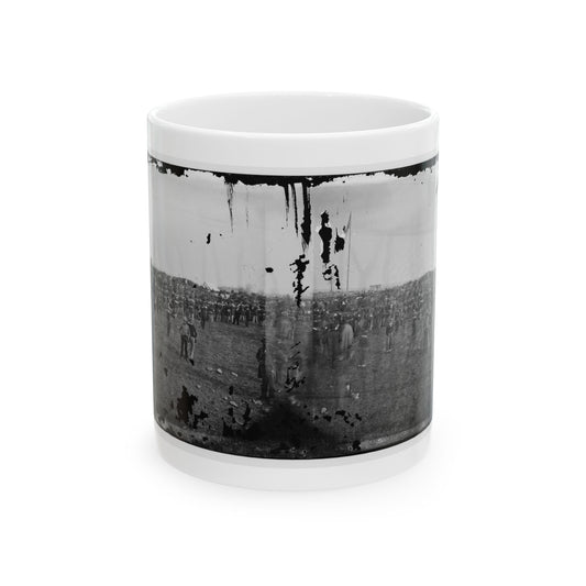 Dedication Ceremonies At The Soldiers' National Cemetery, Gettysburg, Pennsylvania(2) (U.S. Civil War) White Coffee Mug