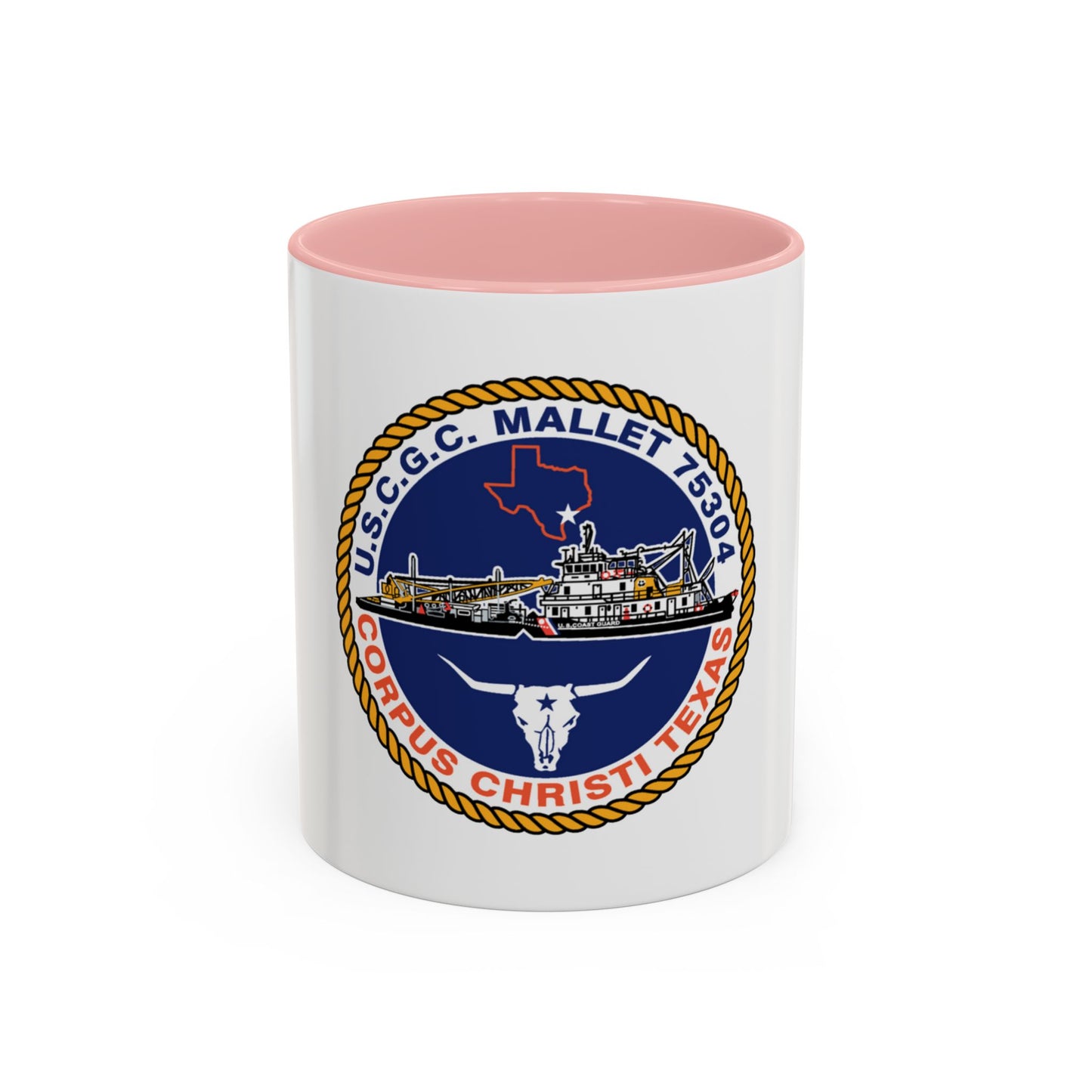 USCGC Mallet 75304 (U.S. Coast Guard) Accent Coffee Mug