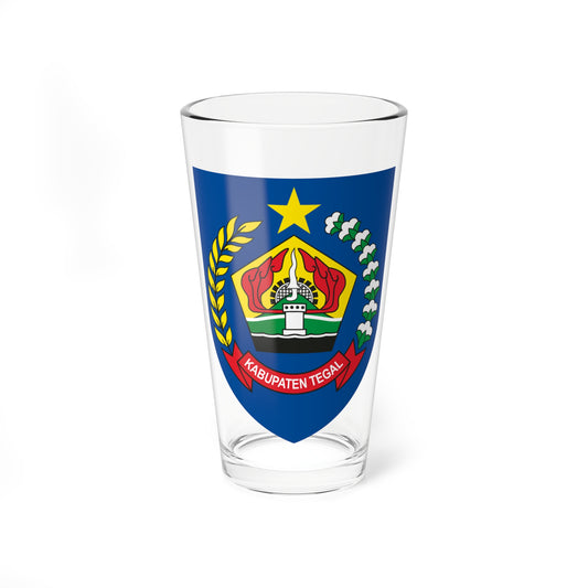 Shield of Tegal Regency (Indonesia) (Coat of Arms) Pint Glass 16oz