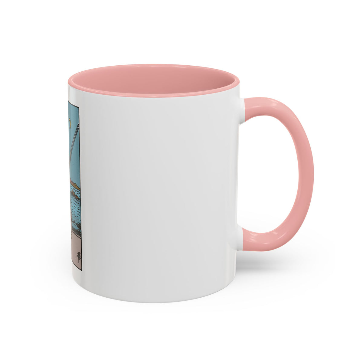 The 2 of Swords (Tarot Card) Accent Coffee Mug