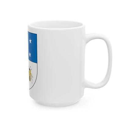 Coat of arms of Colonia Department - White Coffee Mug