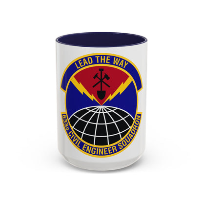 633d Civil Engineer Squadron (U.S. Air Force) Accent Coffee Mug