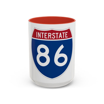 Interstate 86 Pennsylvania New York (U.S. Highways) Accent Coffee Mug