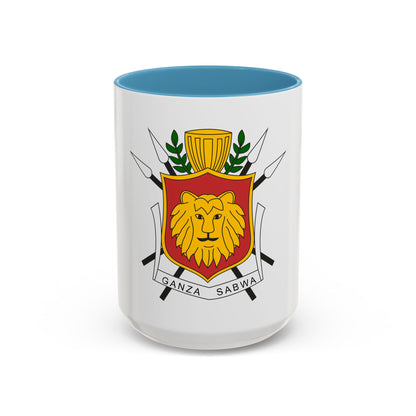 Coat of arms of the Kingdom of Burundi - Accent Coffee Mug
