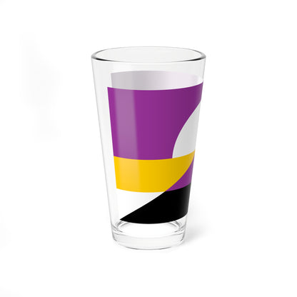 Flag of Countryside Kansas textless (United States) Pint Glass 16oz